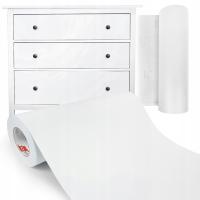 Мебельный шпон самоклеящийся белый коврик 50x200cm