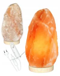 lampa solna KŁODAWSKA POLSKA 4-6 KG jonizator na jasnej BUKOWEJ podstawce