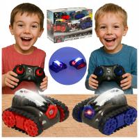 ZDALNIE STEROWANE CZOŁGI SAMOCHODY BITWA WALKA ZESTAW 2 SZT. CZOŁG AUTO LED