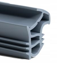 USZCZELKA DRZWIOWA NA OŚCIEŻNICE PROGI STALOWE SZARA 6 mb