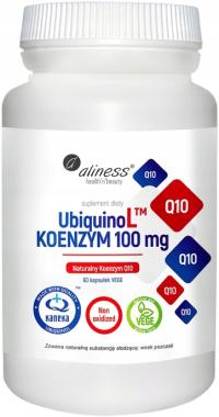 ALINESS Koenzym Q10 UbiquinoL UbichinoL KANEKA 60kaps. Метаболизм Циркуляция