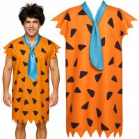 Strój jaskiniowca Flinstonowie Flintstone Fred na Halloween bal M L 164 170