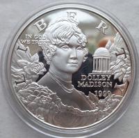 USA - 1 dolar - 1999 P - Dolley Madison - srebro