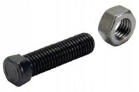 Śruba płużna oval z dwóch stron ścięta M12x50 10.9