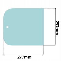 SZYBA TYLNA PRZESUWNA ŚCIANA GRODZIOWA FIAT DUCATO (5186)