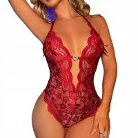 SEKSOWNE KORONKOWE BODY Z OTWARTYM KROKIEM EROTYCZNA BIELIZNA WALENTYNKI