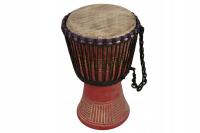 Африканский барабан Djembe ручной полый 7