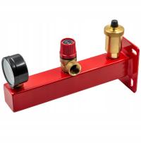 GRUPA BEZPIECZEŃSTWA C.O. 3 BAR DO MONTAŻU NACZYNIA INSTALACJI C.O.