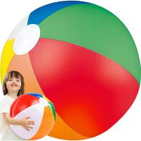 НАДУВНОЙ РЕЗИНОВЫЙ ПЛЯЖНЫЙ МЯЧ ДЛЯ САДА, САДА, БАССЕЙНА, ВОДЫ, КРАСОЧНАЯ ИГРА