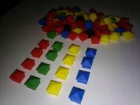 Pionek Domek mały -100szt. board game elements