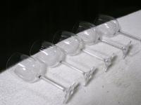 ZESTAW 5 KIELISZKÓW KRYSZTAŁOWYCH DO WINA