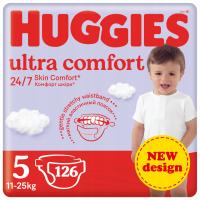 3x Pieluchy HUGGIES Ultra Comfort roz 5 (11-25kg)