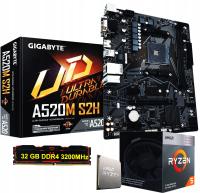 Zestaw Procesor AMD Ryzen 5 +Płyta AM4 +16 GB DDR4 + Radeon RX VEGA 11 + 2 inne produkty