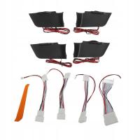 Lekkie drzwi wnętrza LED Wysoka jasność Dekoracyjna wytrzymaa rękojek K1