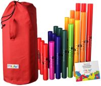 BOOMWHACKERS БУМ БУМ ТРУБКИ НАБОР ДЕТСКИЙ САД МАЛЕНЬКИЙ 20 ТРУБОК МЕШОК NUTS