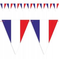 Baner FLAGI świata FRANCJA dekoracja wisząca PARTY