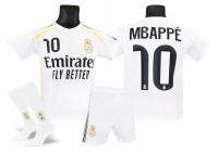 MBAPPE REAL strój koszulka spodenki + getry BIAŁY