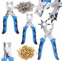 НАБОР KALETNICZY PUNCH ПРИКРЕПЛЕНИЕ КНОПОК ЛЮВЕРСЫ ЗАКЛЕПКИ 128 EL