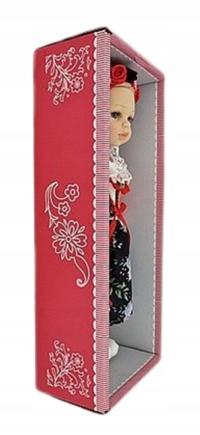 Кукла 38см в народном костюме с польским голосом поет и говорит по-польски жесткий