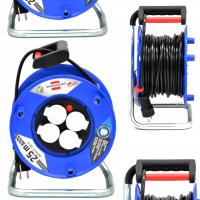 КАТУШКА УДЛИНИТЕЛЯ ВНУТРЕННИЙ ПРОВОД 25М 4 ГНЕЗДА ГАРАНТ РЕЗИНА