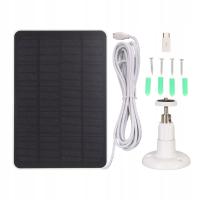 Panel słoneczny do kamery 4W 175x120x9 mm Micro USB/USB C