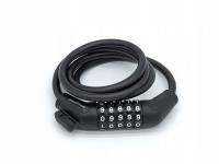 Zapięcie rowerowe Author ASL-44, na kod, 10 mm, 150 cm