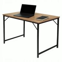 Промышленный компьютерный стол лофт цвет натуральный дуб 100x 50x76 см 2279