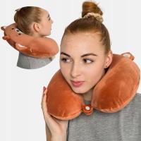 Poduszka Podróżna Turystyczna Zagłówek Na Szyję Dla Dzieci Zwierzątko Miś