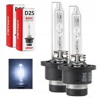 2x Żarówka żarnik xenon D2S 6000K 35W PURE WHITE palnik HID homologacja 2sz