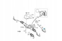 Mercedes B W246 W242 Końcówka drążka przód prawy A2463301800 nowy