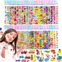 3D puffy мотивационные выпуклые наклейки набор для детей 40 комплектов 1000шт