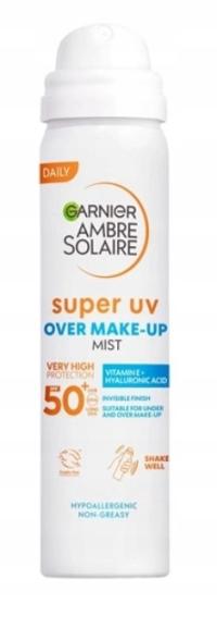 Garnier Ambre Solaire Super Uv Mgiełka Ochronna do Twarzy SPF50+ 75ml
