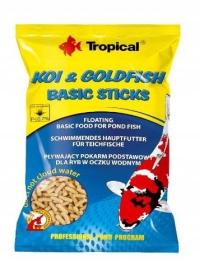 TROPICAL Koi & Goldfish Basic Sticks pokarm dla ryb oczka wodne 1000 ml