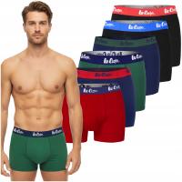 Bokserki męskie Lee Cooper wielokolorowe bawełnowe 6 szt.