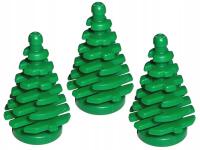 LEGO choinka drzewko roślina zielona 3 szt święta Boże Narodzenie 2435