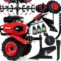 Мощный культиватор Кабан HORTMASZ 6.5 л. с. плуг сцепка диски большие колеса 3 шестерня