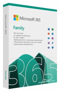 Microsoft Office 365 Family 6 PC / 12 miesięcy BOX