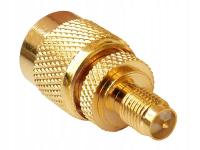 Przejście - Adapter typ SMA -RP gn - typ TNC-RP wt