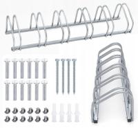 STOJAK parking rowerowy uchwyt przechowywanie na 6 stanowisk (E105)