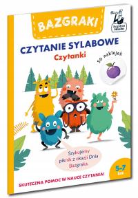 Bazgraki czytają trudne wyrazy. Czyt sylabowe cz3. Czytanki. Kapitan Nauka