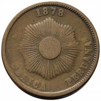 44678. Peru - 2 centavo - 1878r.