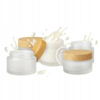 5x Słoik słoiczek Szklany SZRONIONY MAT 30 g na Krem Balsam Kosmetyki Maść