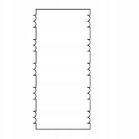 SKROBKA CUKIERNICZA packa łopatka szpatułka dekorator grzebień do tortu