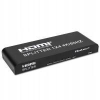 Aktywny rozdzielacz Splitter 4 x HDMI 4K x 2K ||