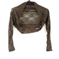 BOLERKO DZIECIĘCE CIEMNY BRĄZ UNIWERSALNE (10-18LAT)