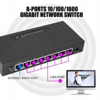 8 portów Przełączniki Gigabit Ethernet
