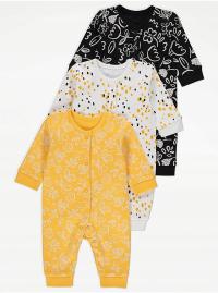 Rampers 3 pak George 0-3 mies 56-62