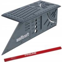 WOLFCRAFT столярный угол японский 3D 5208000 столярный карандаш