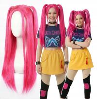 Strój MIRA 134 140 + PERUKA K-POP Demon Hunters kpop ŁOWCZYNIE DEMONÓW RUMI