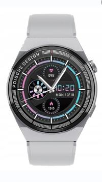 Smart Watch Upgraded Version Gt3ProMax Silver + Free Steel Strap